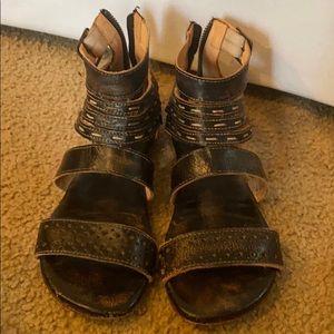 BedStu Black Artemis Sandals size 6